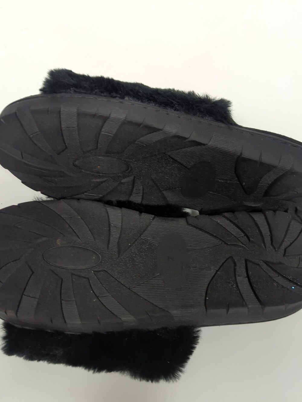 Karl Lagerfeld Choupette Slip On Sz W 7 Faux Fur Furry Iconic Patches Black - Picture 5 of 6